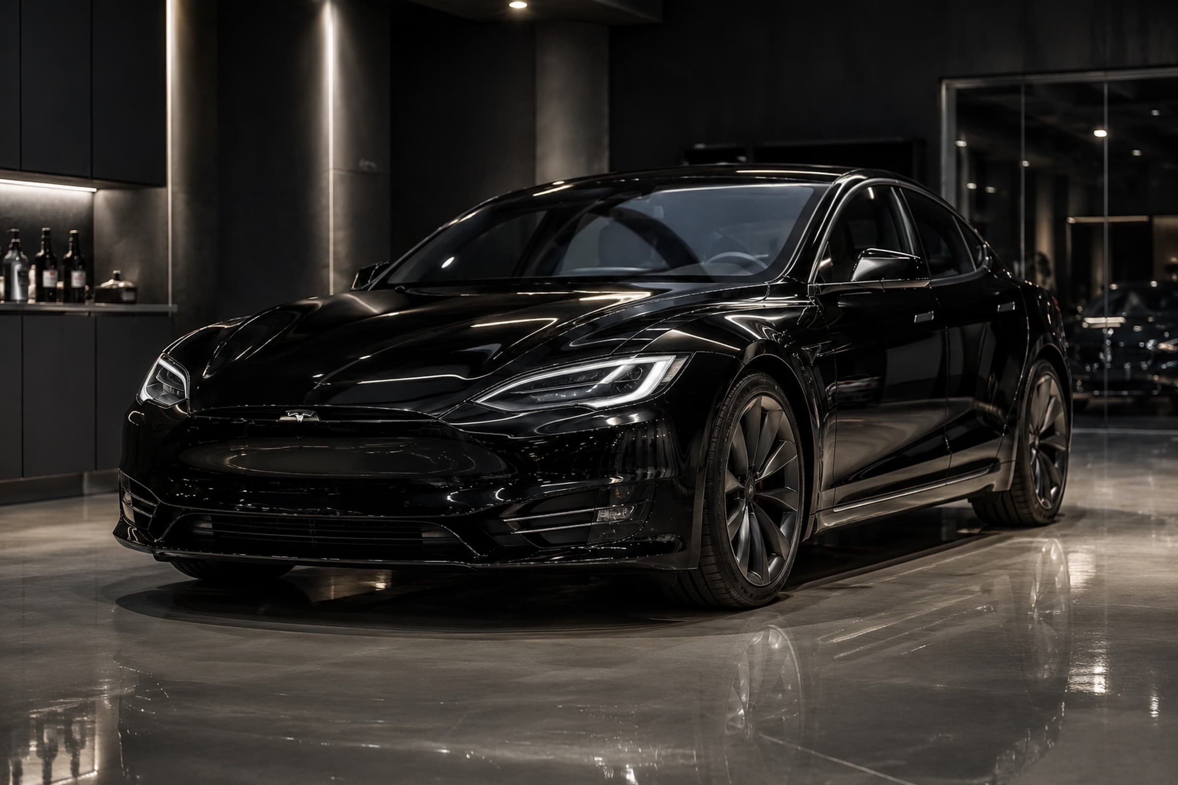 Tesla Model S — realizacja Montis Studio, zabezpieczenie nowego auta Warszawa i okolice