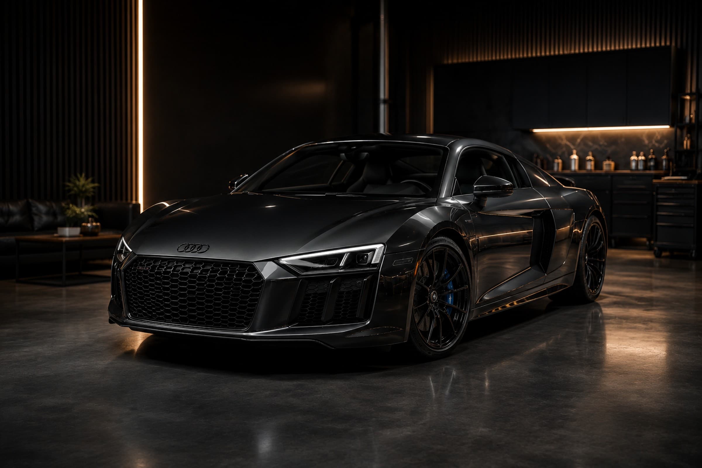 Audi R8 V10 — Korekta lakieru, Montis Warszawa